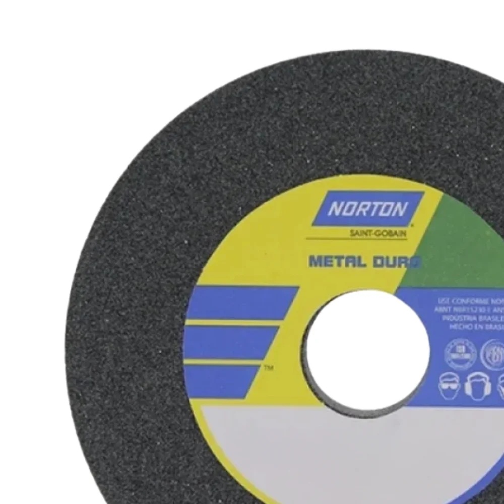 Rebolo Reto Widia Carbeto de Silicio 6X1/2" Norton 39C80