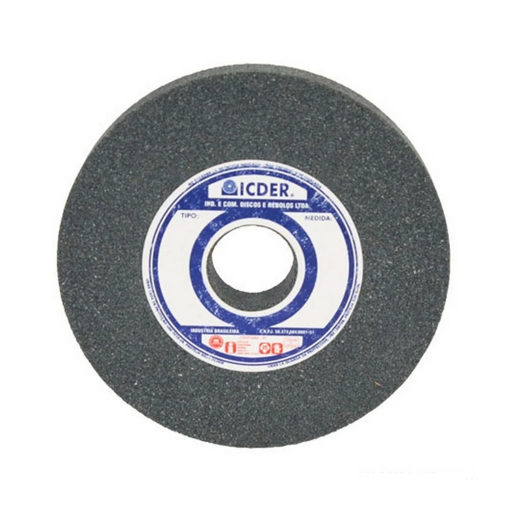 Rebolo Reto Widia Carbeto de Silicio 6X3/4" Icder GC60