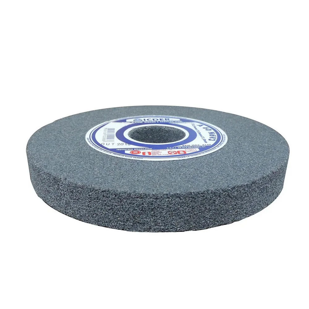 Rebolo Reto Widia Carbeto de Silicio 6X3/4" Icder GC60