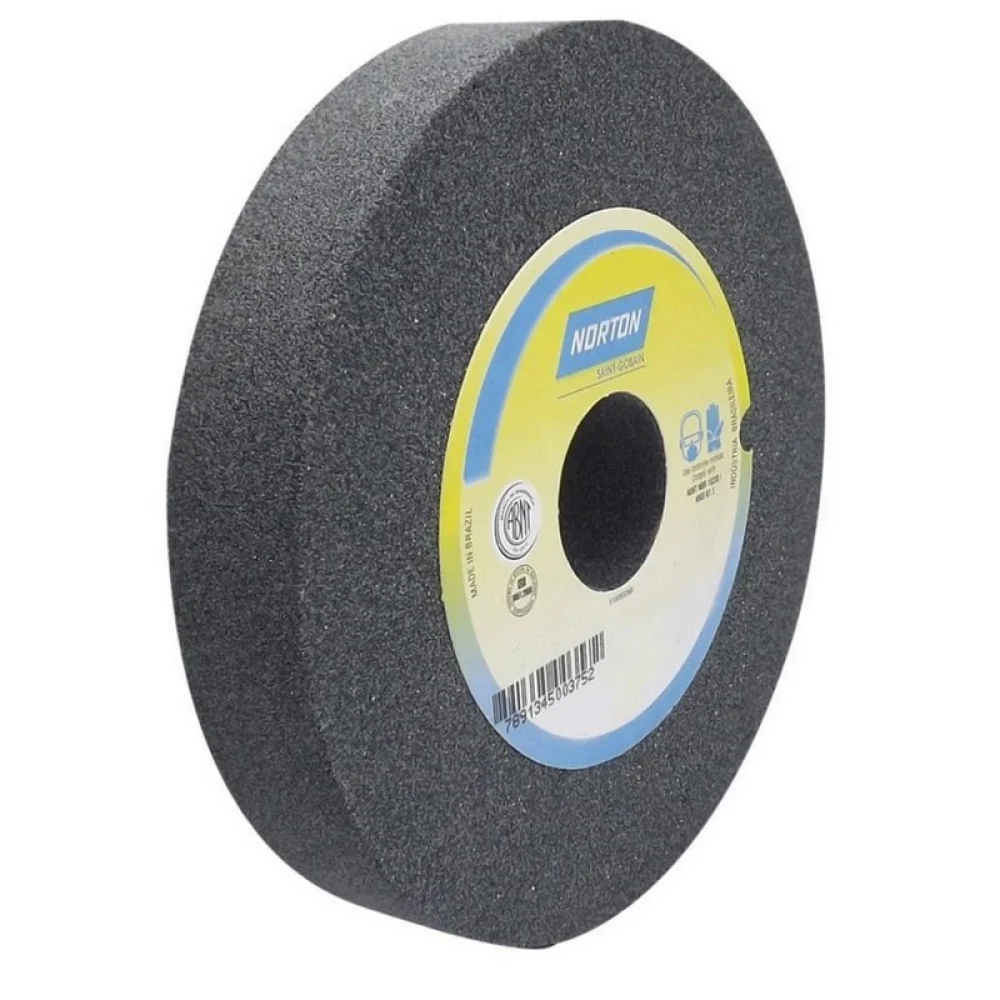 Rebolo Reto Widia Carbeto de Silicio 8X3/4" Norton 39C80