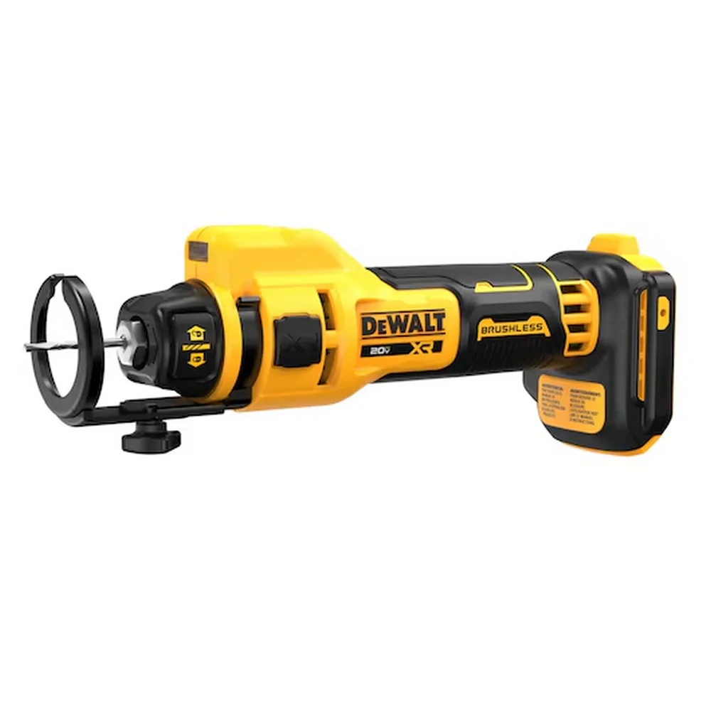Recortadora de Drywall a Bateria 20V Max Brushless Sem Carregador e Bateria Dewalt DCE555B-B3