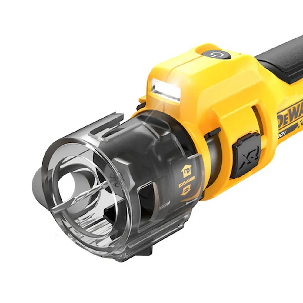 Recortadora de Drywall a Bateria 20V Max Brushless Sem Carregador e Bateria Dewalt DCE555B-B3