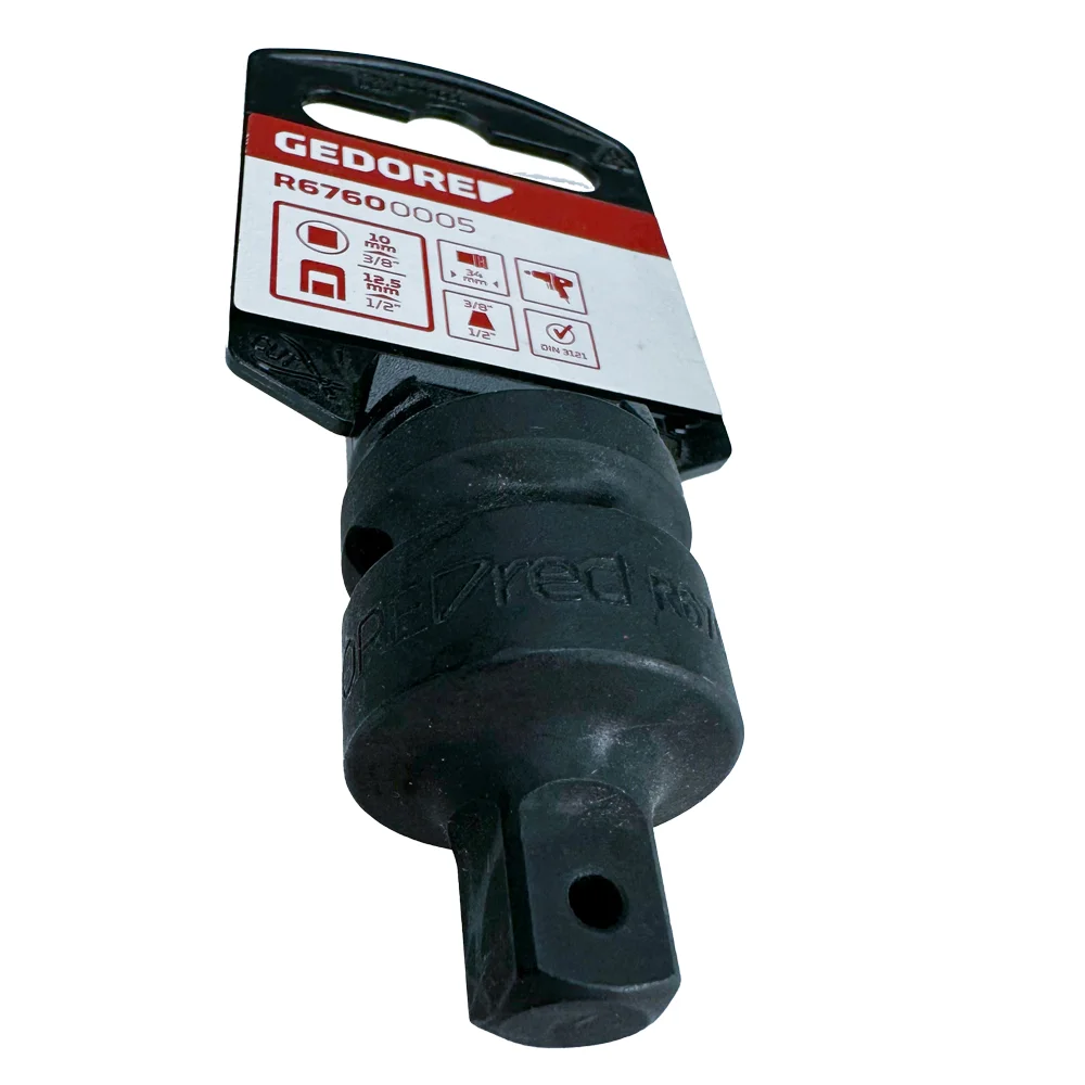 Reducao de Impacto para Soquete Quadrado Femea 1/2" Macho 3/8" 1/2X3/8" Gedore Red R67600005
