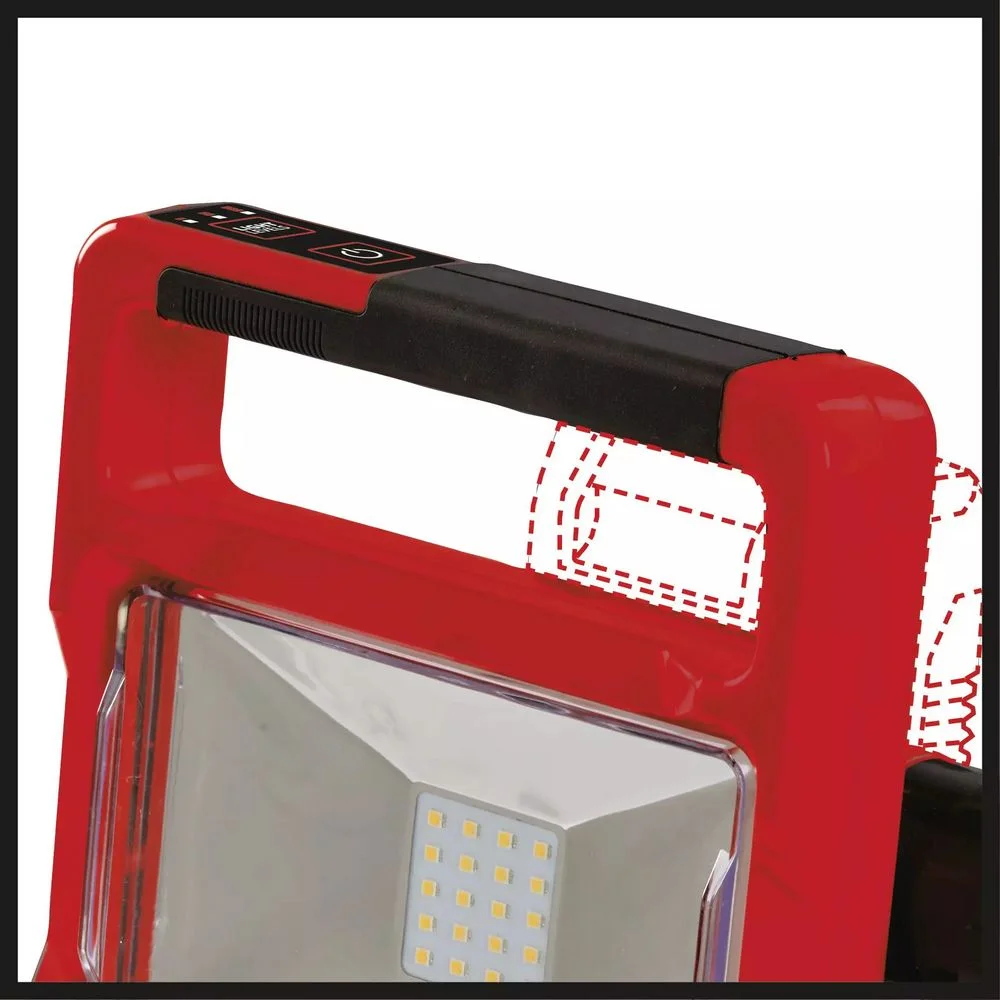 Refletor de Led a Bateria 18V Sem Carregador e Bateria 2000 LUMENS Einhell TE-CL 18/2000