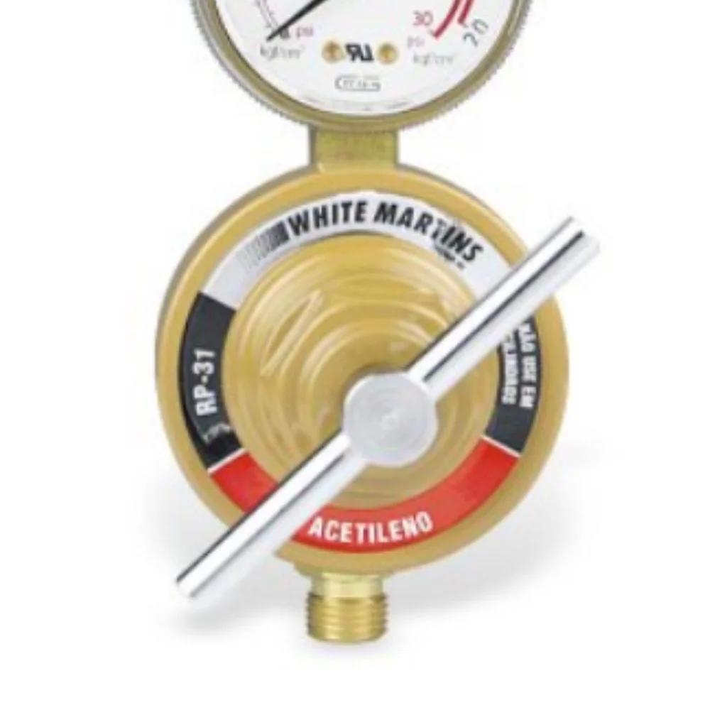 Regulador de Pressao Acetileno para Posto White Martins RP31