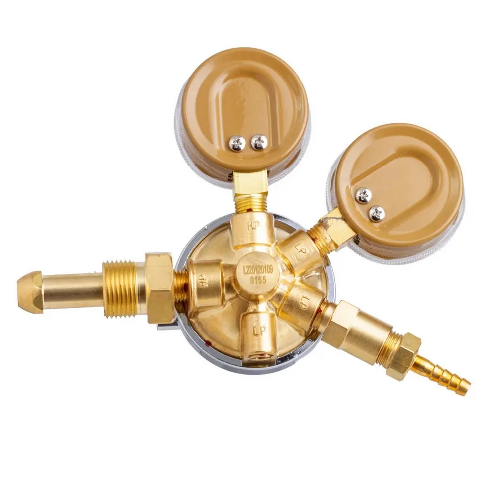 Regulador de Pressao Argonio Simples Estagio - Linha Leve e Media com Manometro White Martins RFG54A