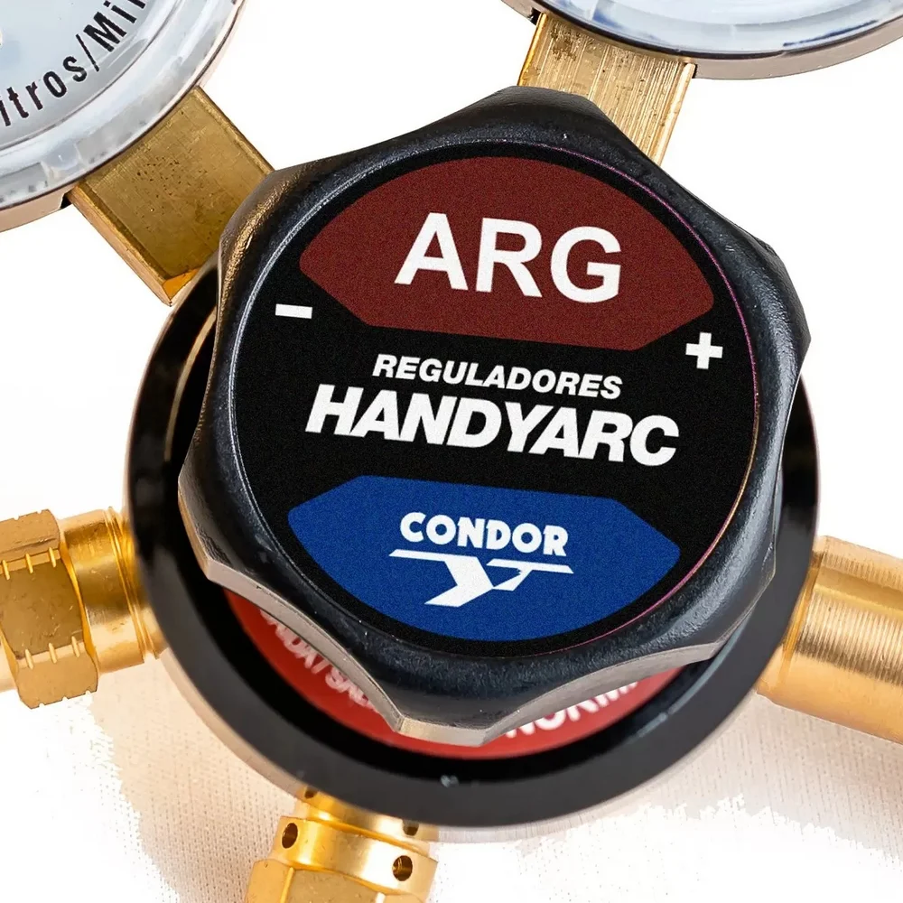 Regulador de Pressao Argonio Simples Estagio - Linha Media Industrial Condor/Esab HANDYGAS G30