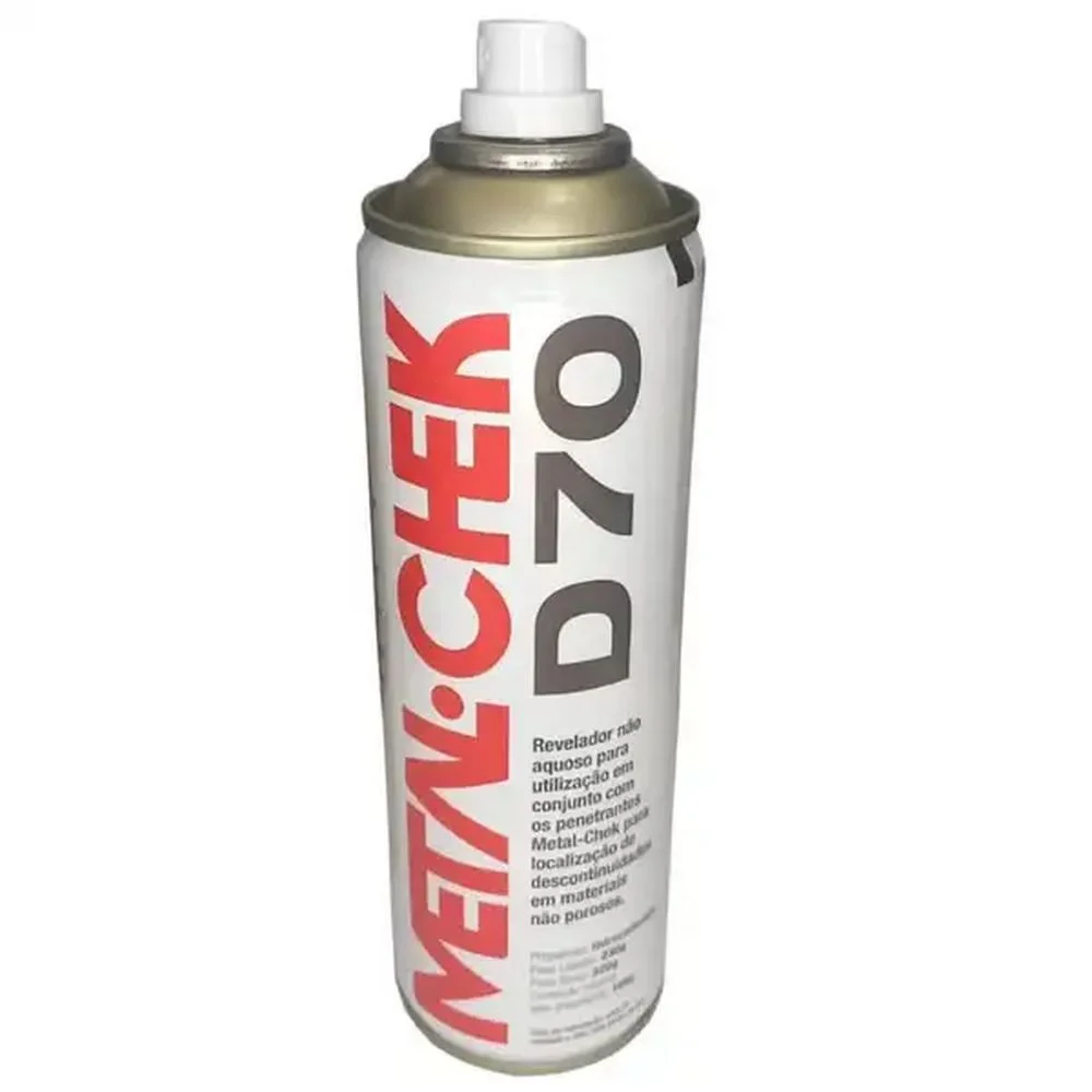 Revelador de Trincas Nao Aquoso 320G Metal-Chek D70HI