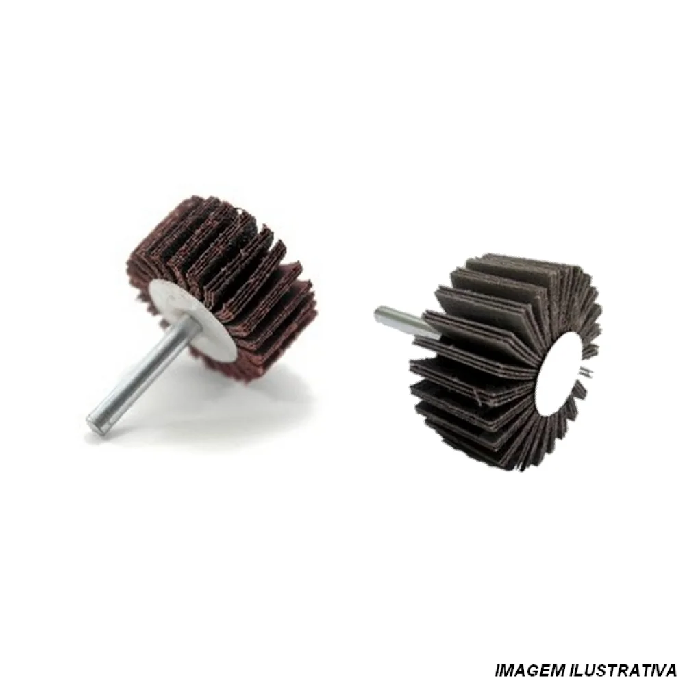 Roda de Lixa-Minikontour Haste 1/4" G80-50X25MM Disflex 10015