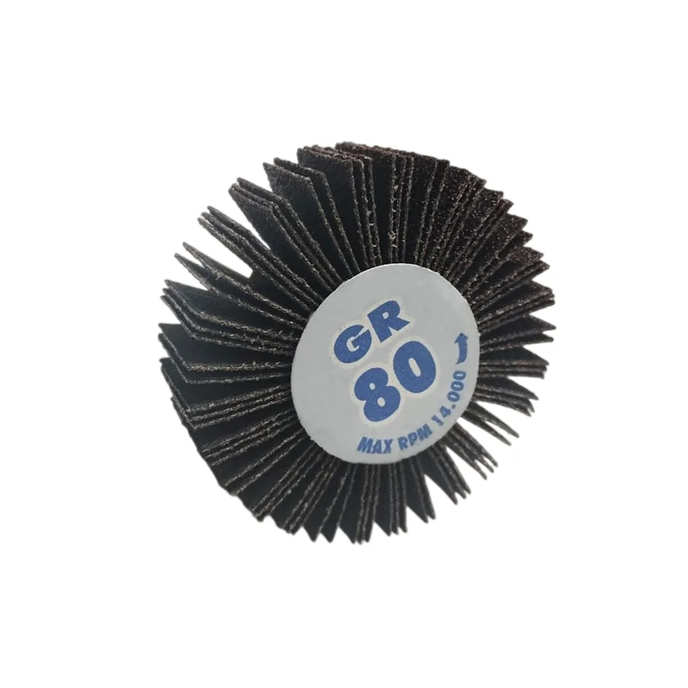 Roda de Lixa Minikontour Grao 80 Haste 1/4" 60X20MM Microlixas R263-HASTE 1/4"
