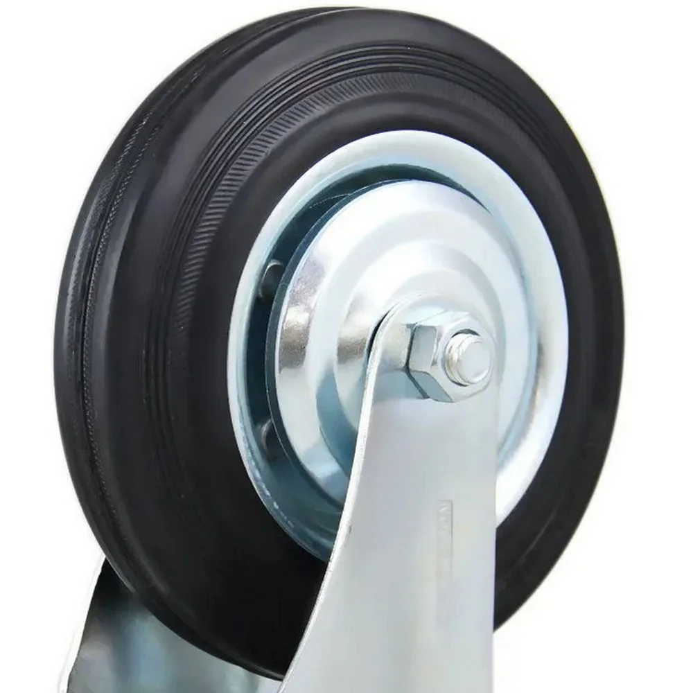 Rodizio Giratorio ARO Chapa Furos 102X84MM Capacidade 60kg 4" Marcon RM96