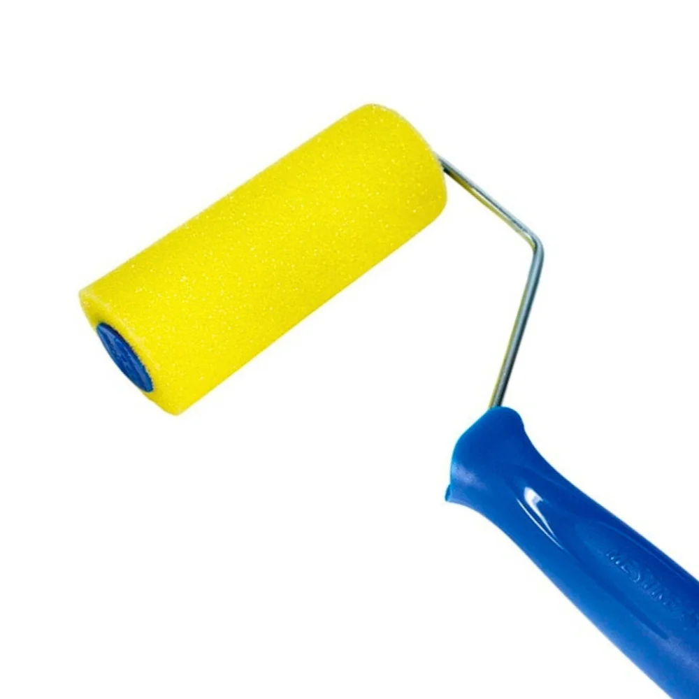 Rolo de Espuma Amarela com Suporte 90MM Tigre 1341