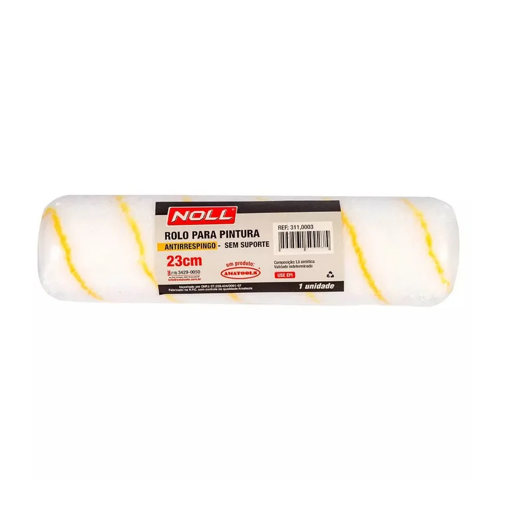 Rolo de La Sintetica Antirrespingo Sem Suporte 230MM Noll 3110003