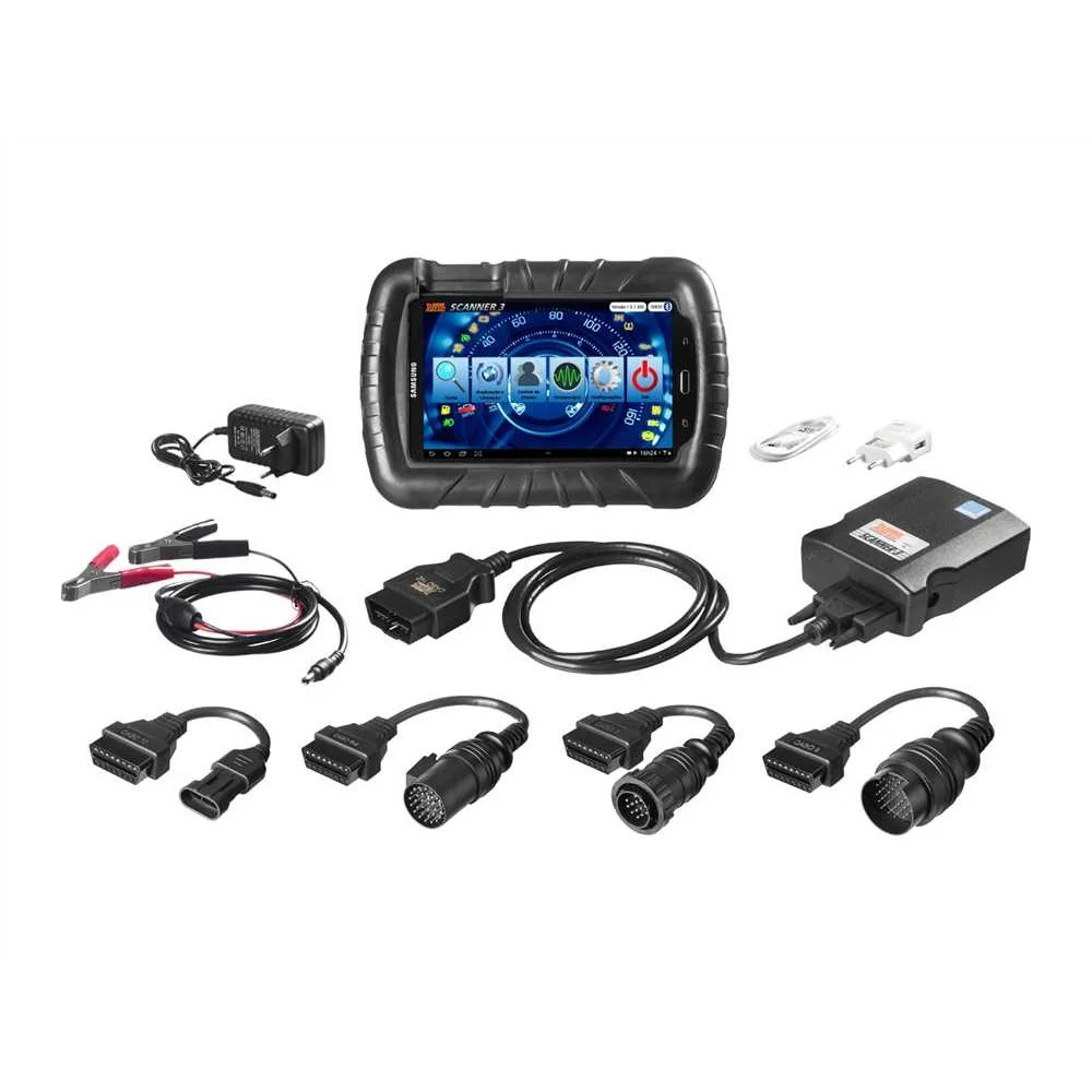 Scanner 3 Pro Automotivo Tablet+kit Diesel Leve Raven 108830