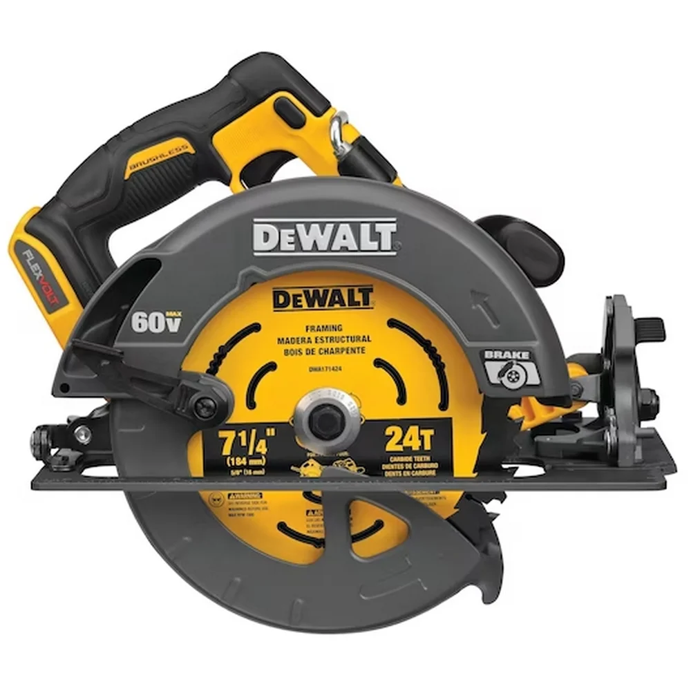 Serra Circular a Bateria 60V Max Brushless Sem Carregador e Bateria 184MM Dewalt DCS578B-B3