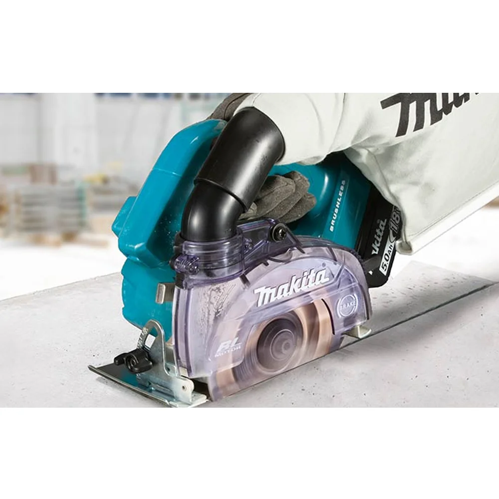 Serra Circular Marmore a Bateria 18V Brushless com Maleta Sem Carregador e Bateria 125MM Makita DCC500ZKX1