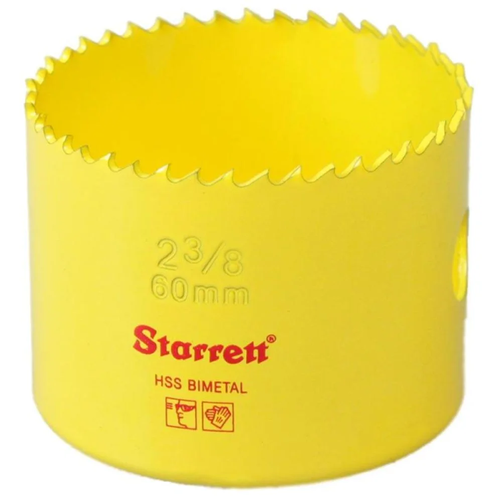 Serra Copo Fast Cut BI 60MM-2.3/8" Starrett FCH0238-G