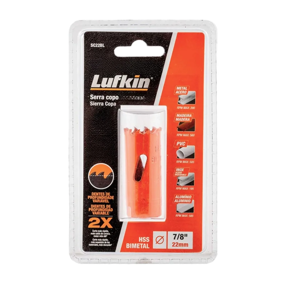 Serra Copo BI 22MM-7/8" Lufkin SC22BL