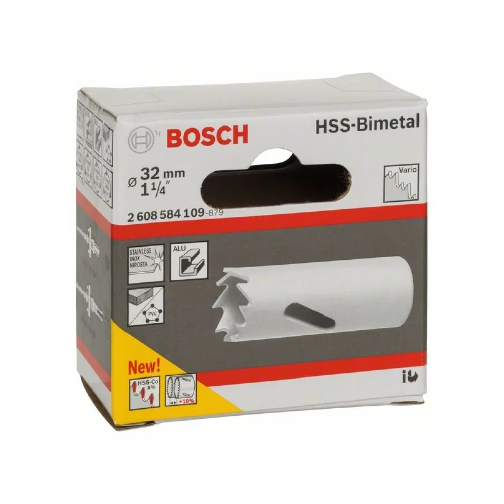 Serra Copo com Cobalto BI 32MM-1.1/4" Bosch 2608901502