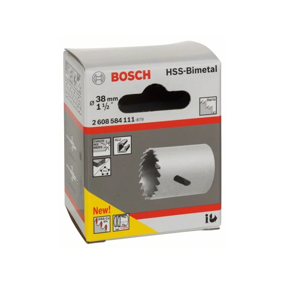 Serra Copo com Cobalto BI 38MM-1.1/2" Bosch 2608584111