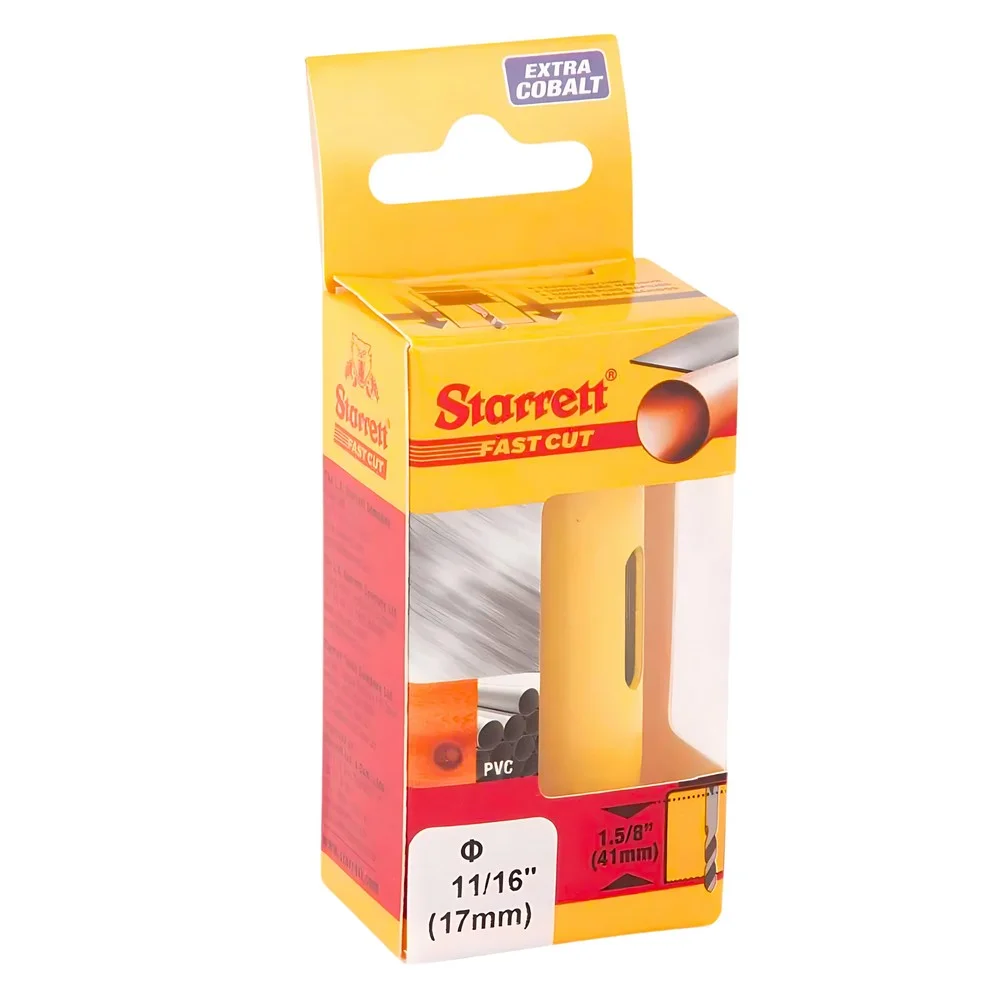 Serra Copo Fast Cut BI 17MM-11/16" Starrett FCH1016-G
