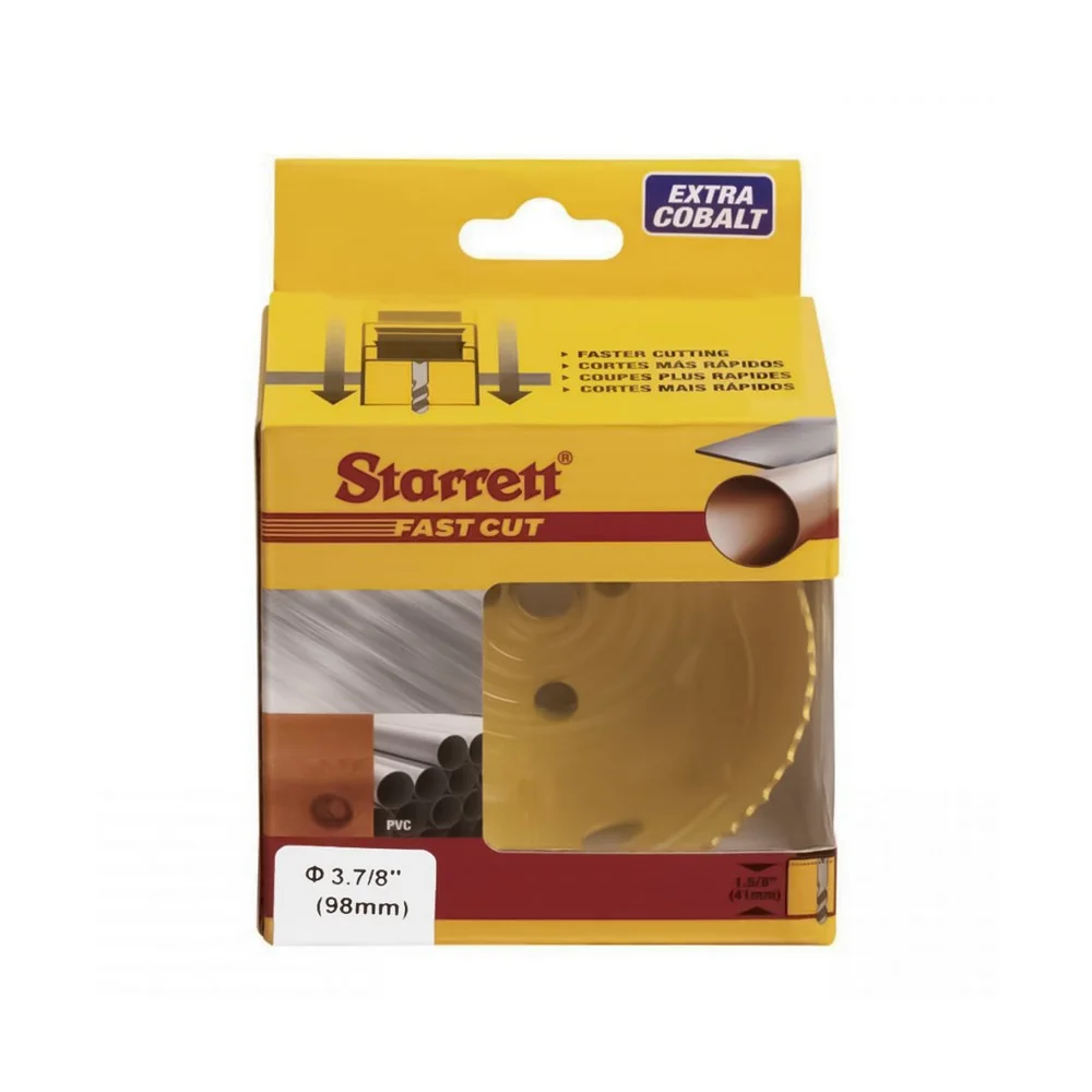 Serra Copo Fast Cut BI 98MM-3.7/8" Starrett FCH0378-G