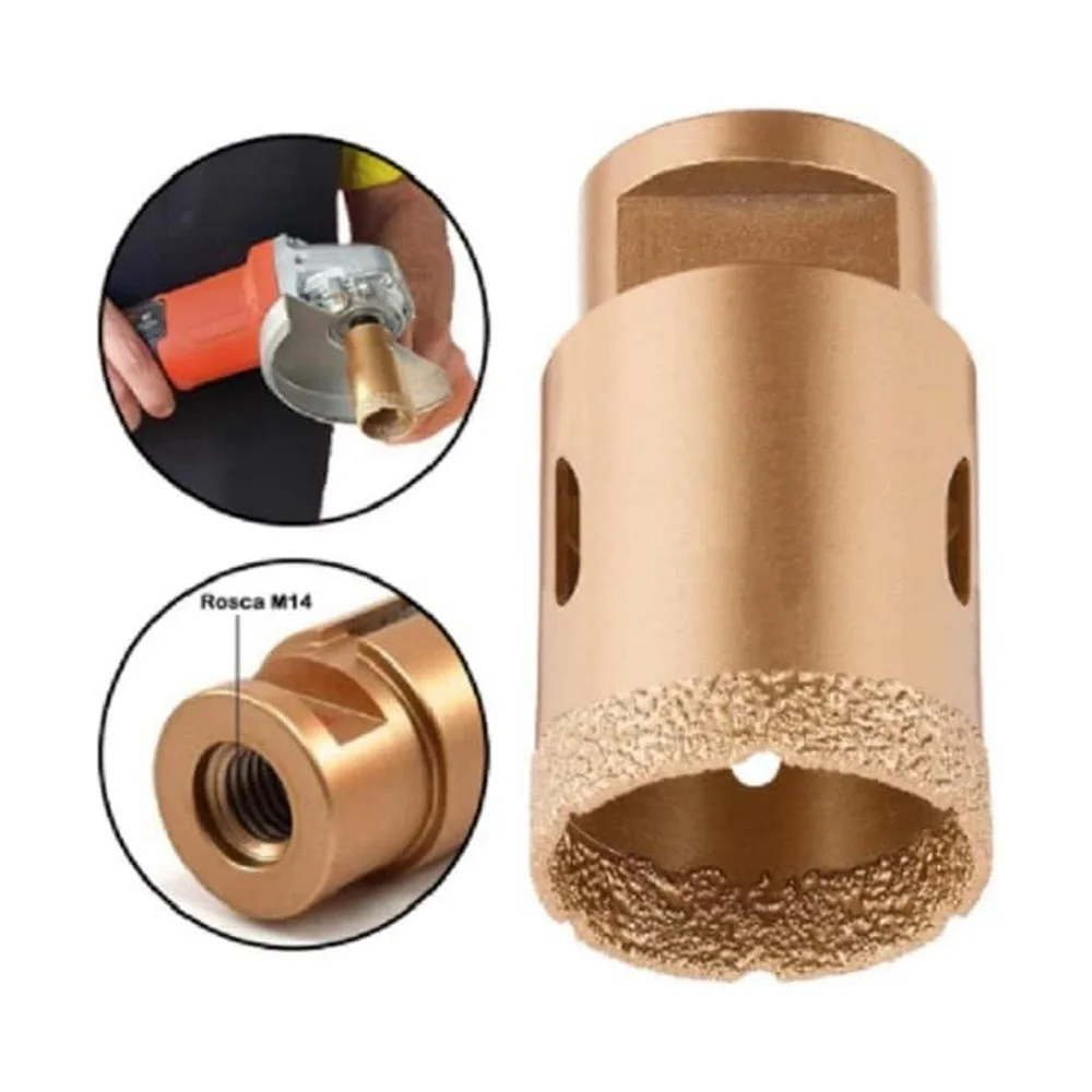 Serra Copo para Porcelanato USO Em Esmerilhadeira Rosca M14 32MM Cortag 61873