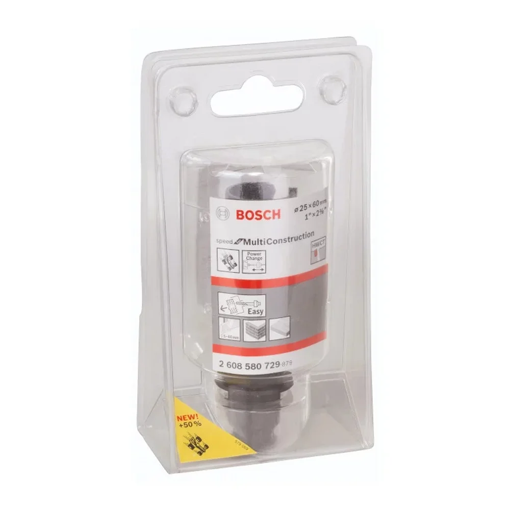 Serra Copo Widia Multiconstruction Com Ponta de Metal Duro 25MM-1" Bosch 2608580729
