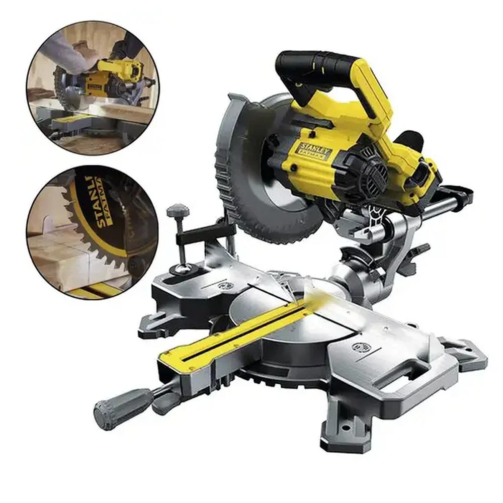 Serra Meia Esquadria a Bateria 20V Max Com Braco Telescopico Sem Carregador e Bateria 7.1/4" Stanley SCM701-B2