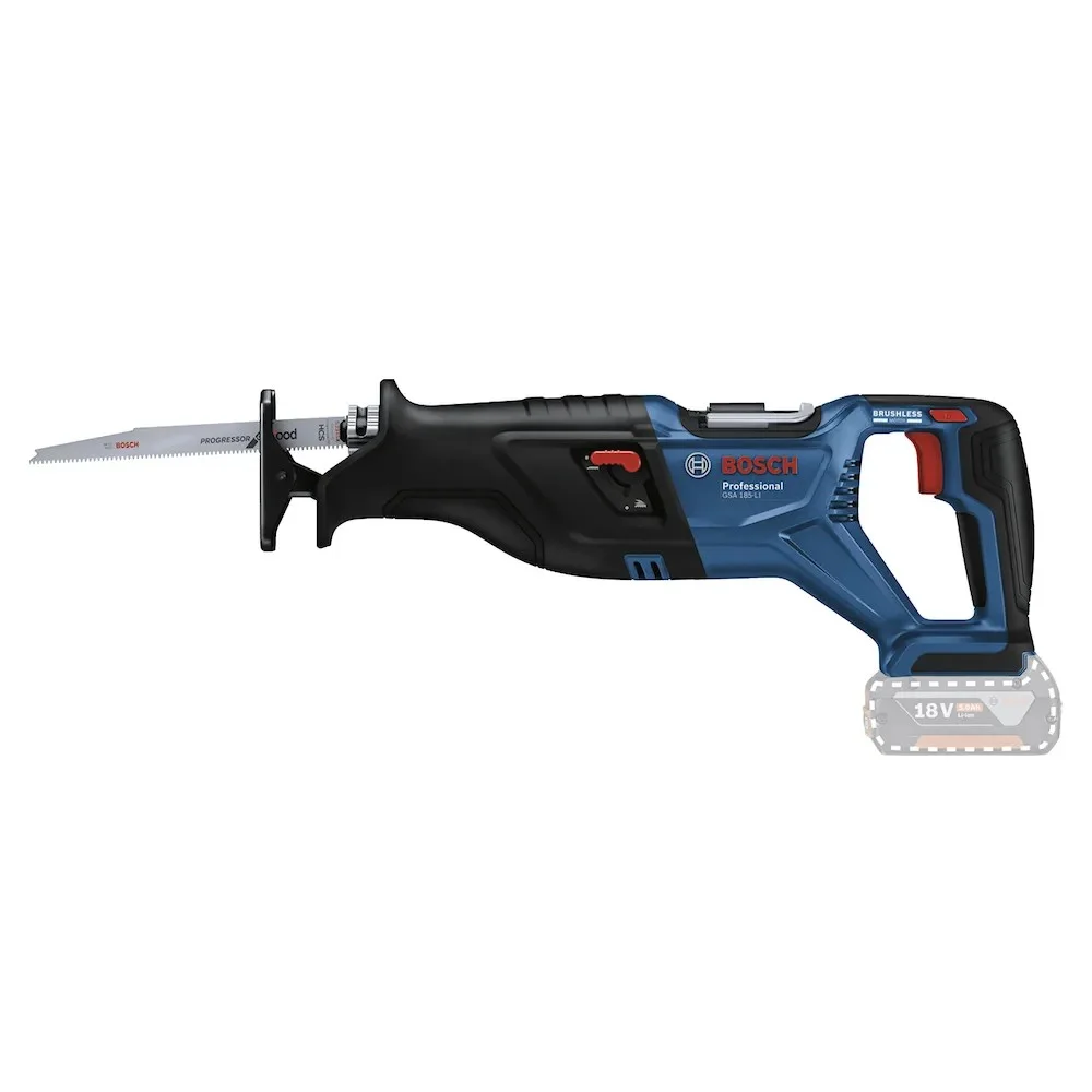 Serra Sabre a Bateria 18V Sem Carregador e Bateria Bosch GSA 185-LI