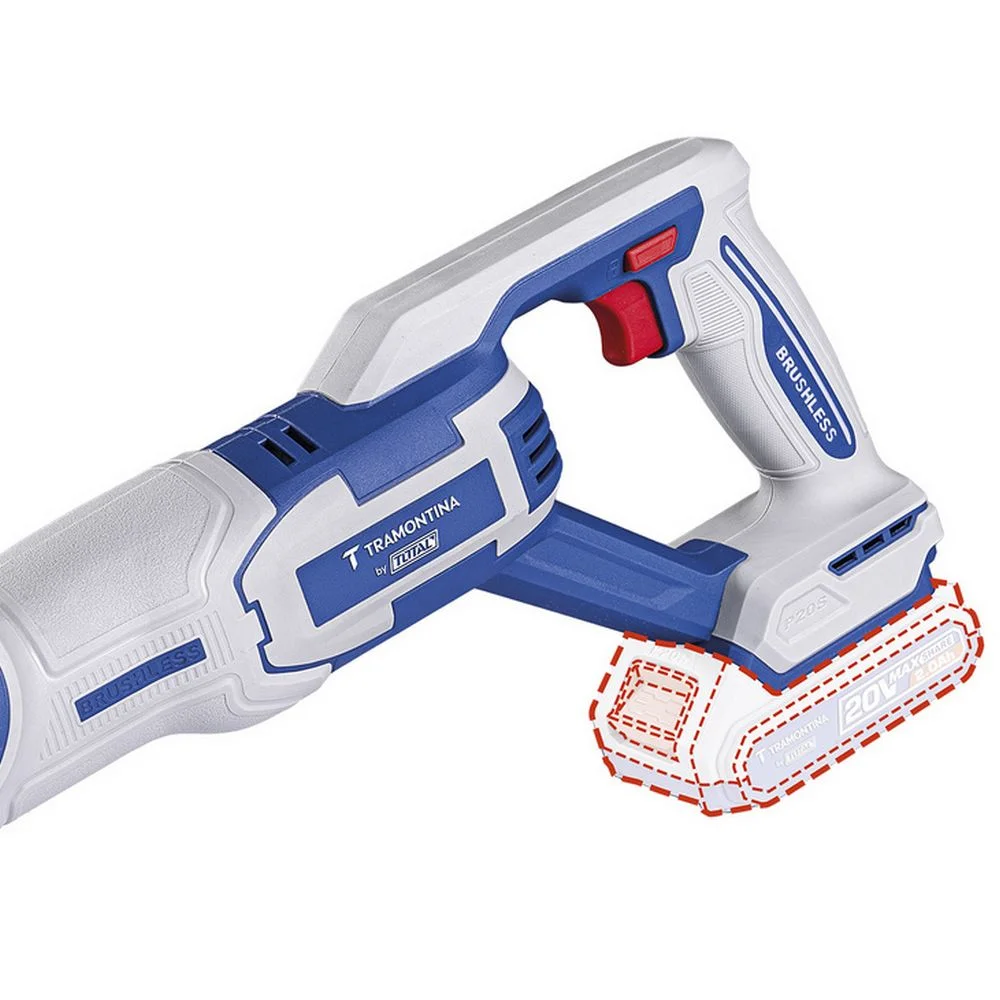 Serra Sabre a Bateria 20V Brushless Sem Carregador e Bateria Tramontina Tota 42312/002