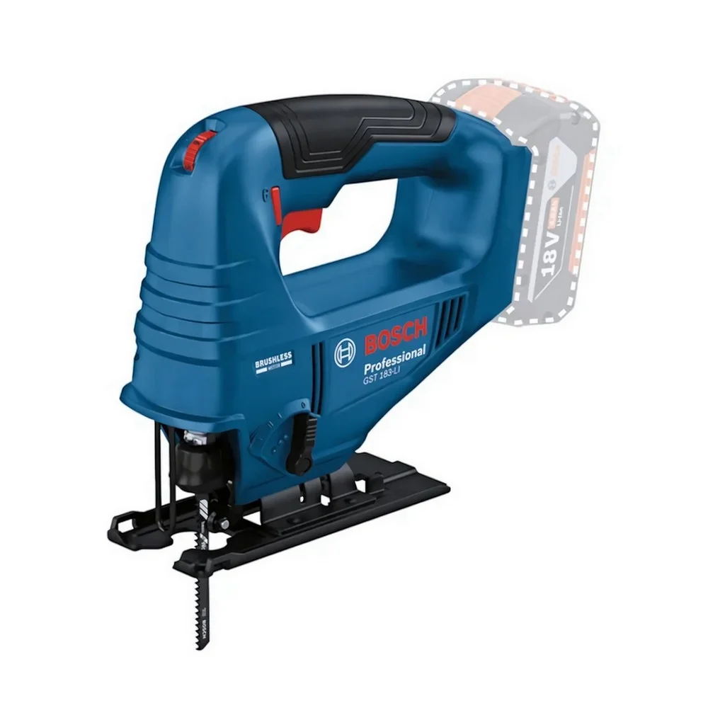 Serra Tico-Tico a Bateria 18V Brushless Sem Carregador e Bateria 95MM Bosch GST 183-LI