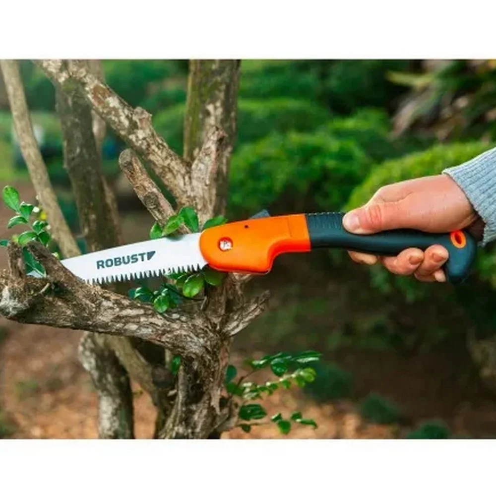 Serrote Dobravel Para Jardinagem e Camping 180MM Robust S93350180