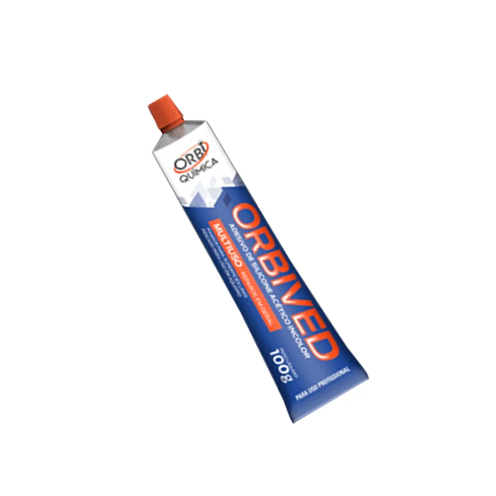 Silicone Acetico Incolor Multiuso 100G Orbi ORBIVED