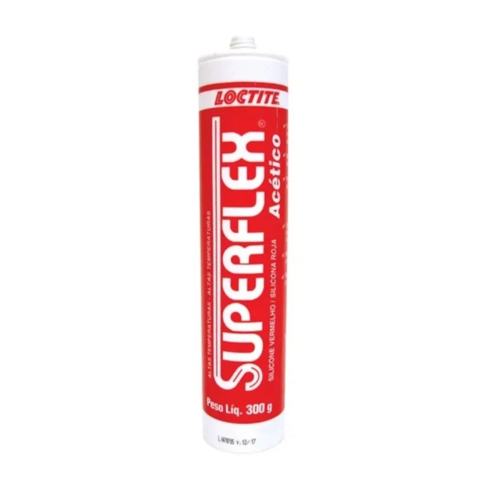 Silicone Acetico Vermelho Alta Temperatura 300G Loctite SUPERFLEX