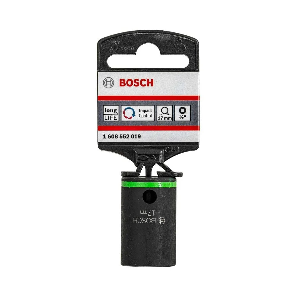 Soquete de Impacto Encaixe 1/2" 1/2X17MM Bosch 1608552019
