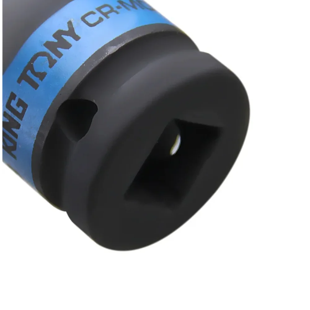 Soquete de Impacto Extralongo Encaixe 1/2" 1/2X19MM King Tony 443519M