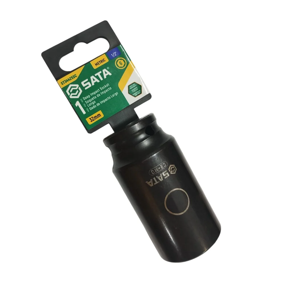 Soquete de Impacto Longo Encaixe 3/4" 3/4X34MM Sata ST34622SC