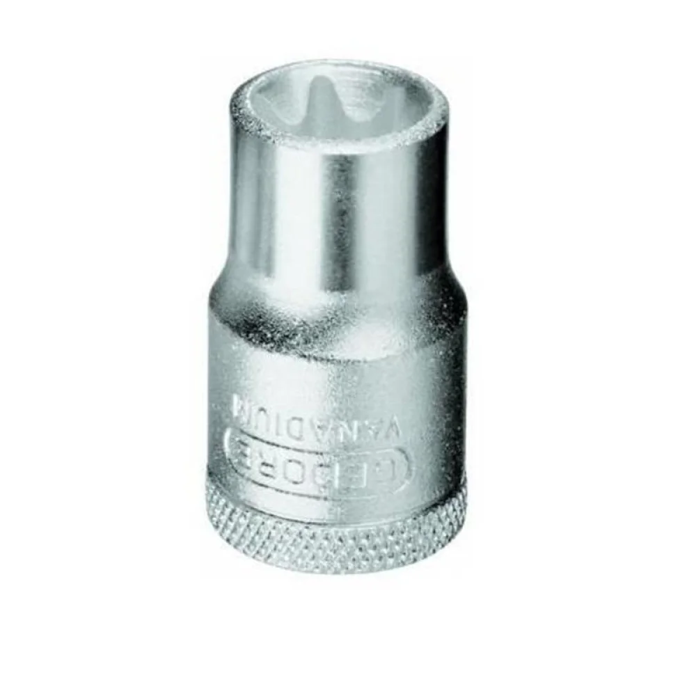 Soquete E-Torx Encaixe 1/2" CRV 1/2XE11 Gedore TX19