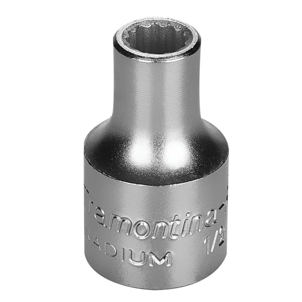 Soquete Estriado Encaixe 1/2" CRV 1/2X12MM Tramontina Pro 44833/112