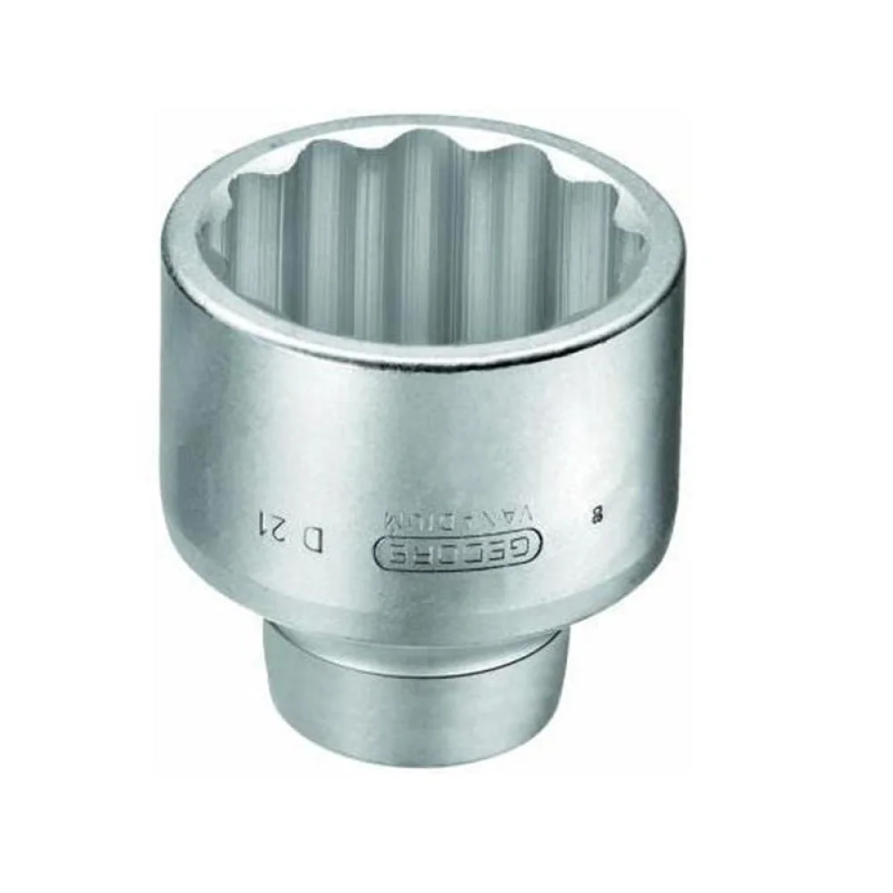 Soquete Estriado Encaixe 1" CRV 1X2" Gedore D21