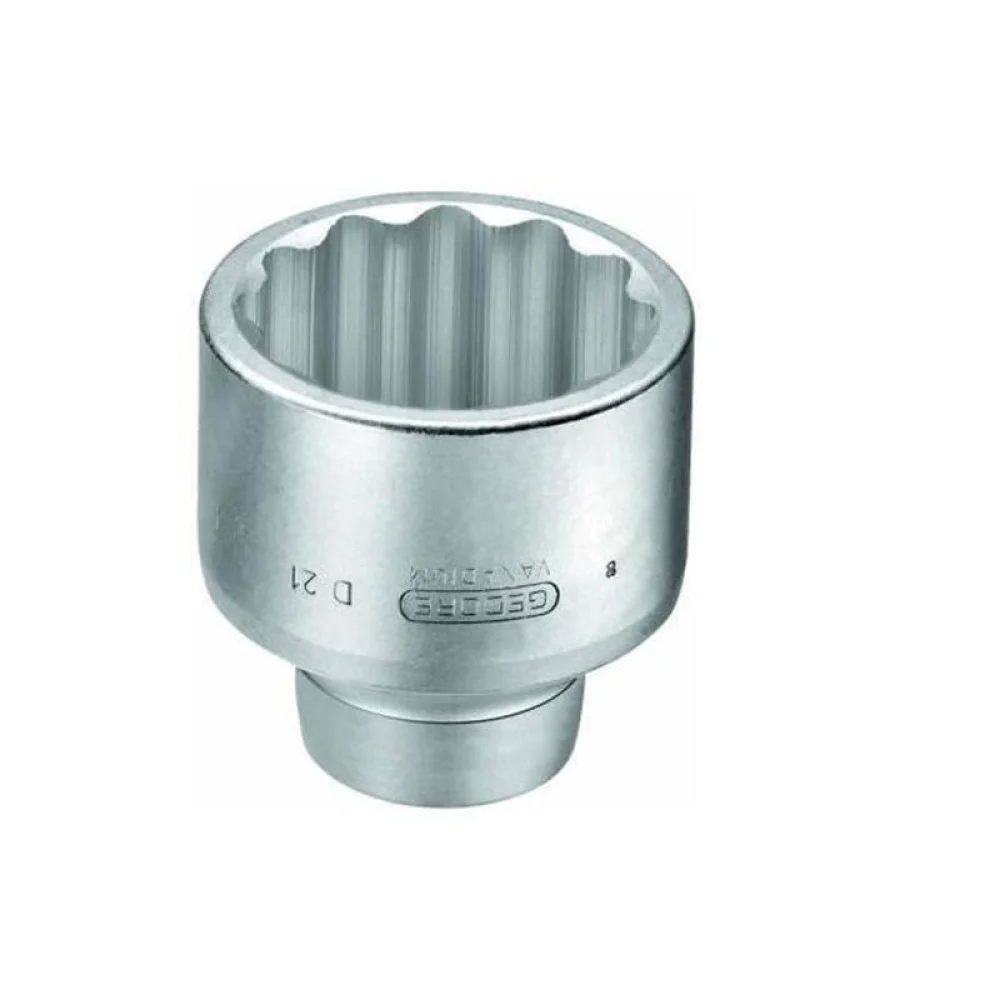 Soquete Estriado Encaixe 1" CRV 1X80MM Gedore D21