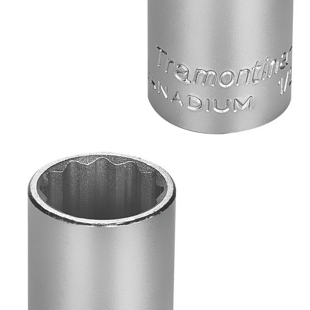 Soquete Estriado Encaixe 1/2" 1/2X18MM Tramontina Pro 44833/118