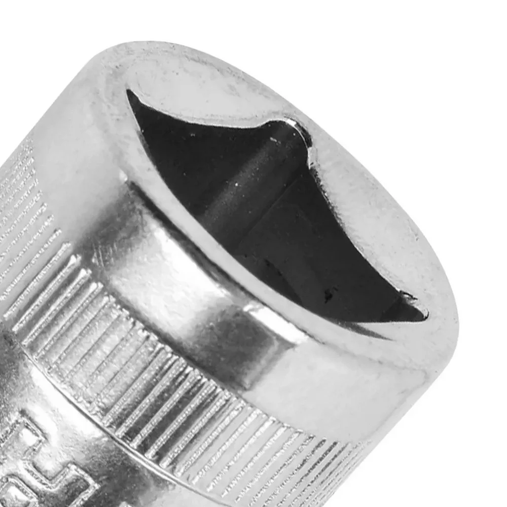 Soquete Estriado Encaixe 1/2" CRV 1/2X10MM Sata ST13601SC