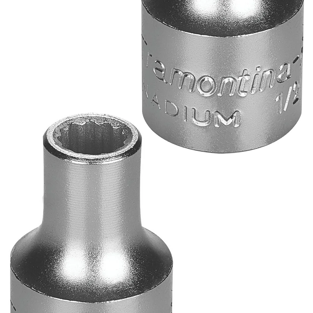Soquete Estriado Encaixe 1/2" CRV 1/2X11MM Tramontina Pro 44833/111