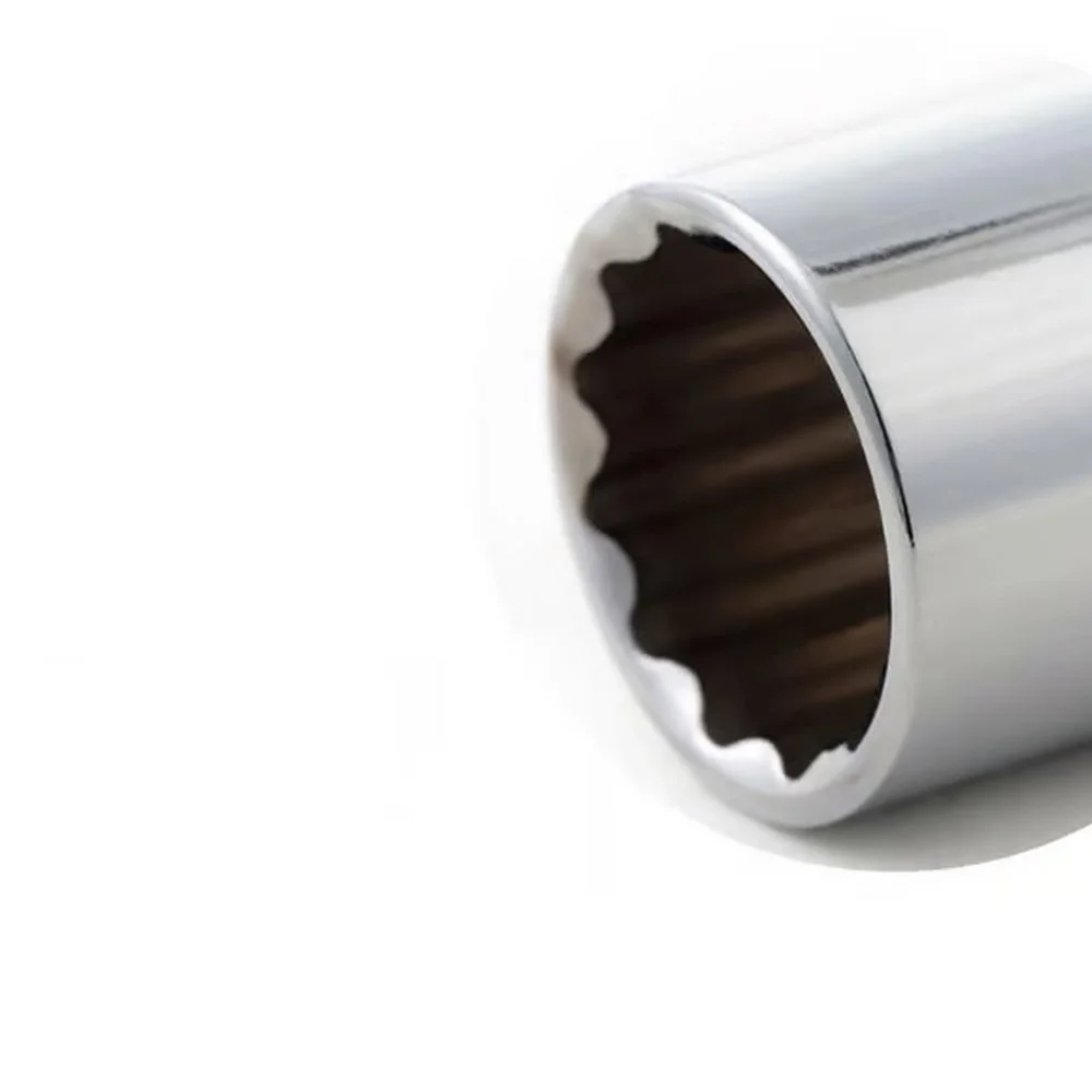 Soquete Estriado Encaixe 1/2" CRV 1/2X1/2" Sata ST13504SC