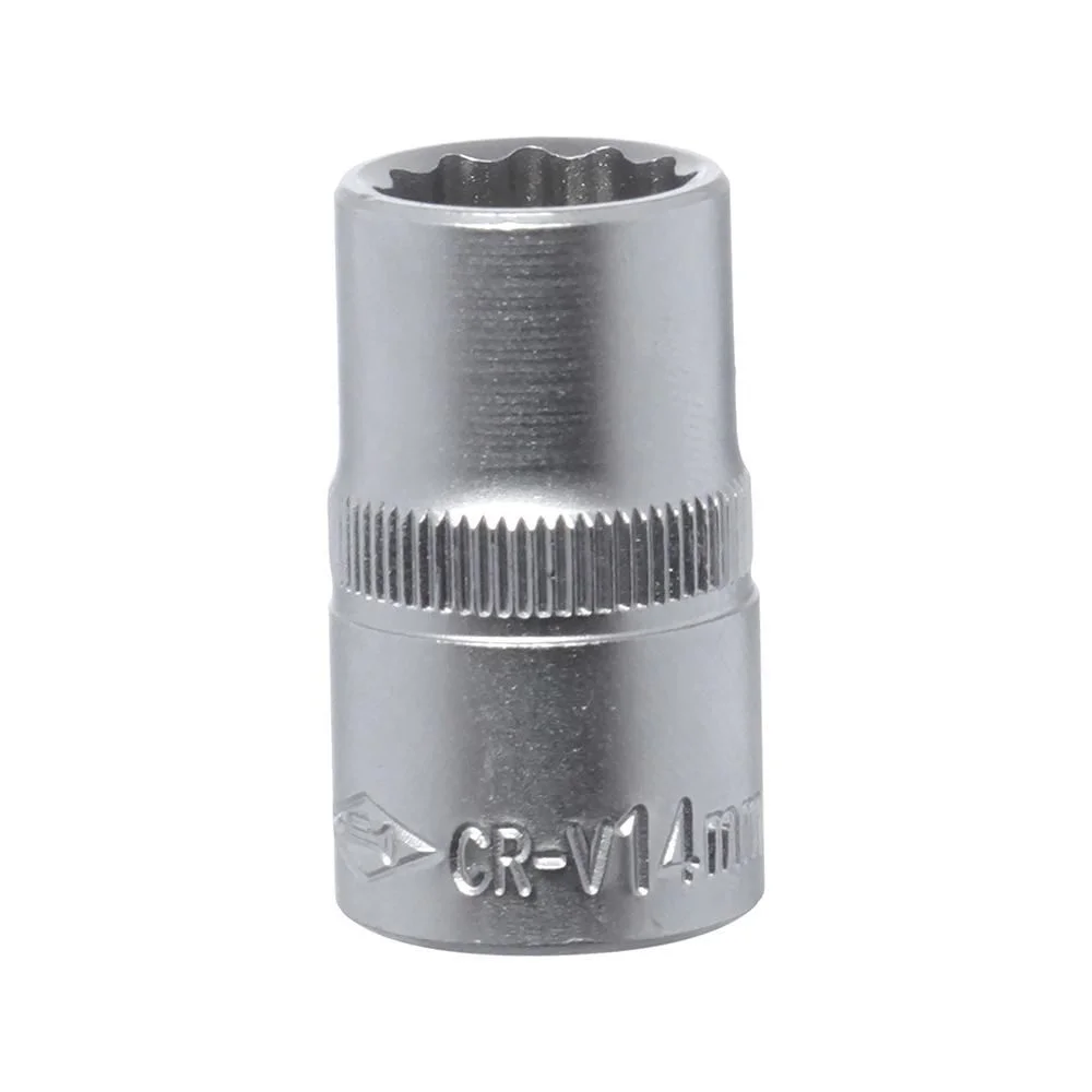 Soquete Estriado Encaixe 1/2" CRV 1/2X14MM Corneta 3310414