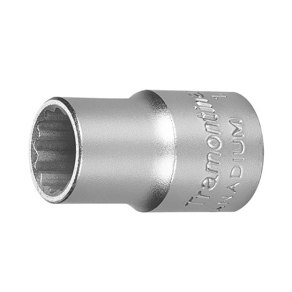 Soquete Estriado Encaixe 1/2" CRV 1/2X15MM Tramontina Pro 44833/115