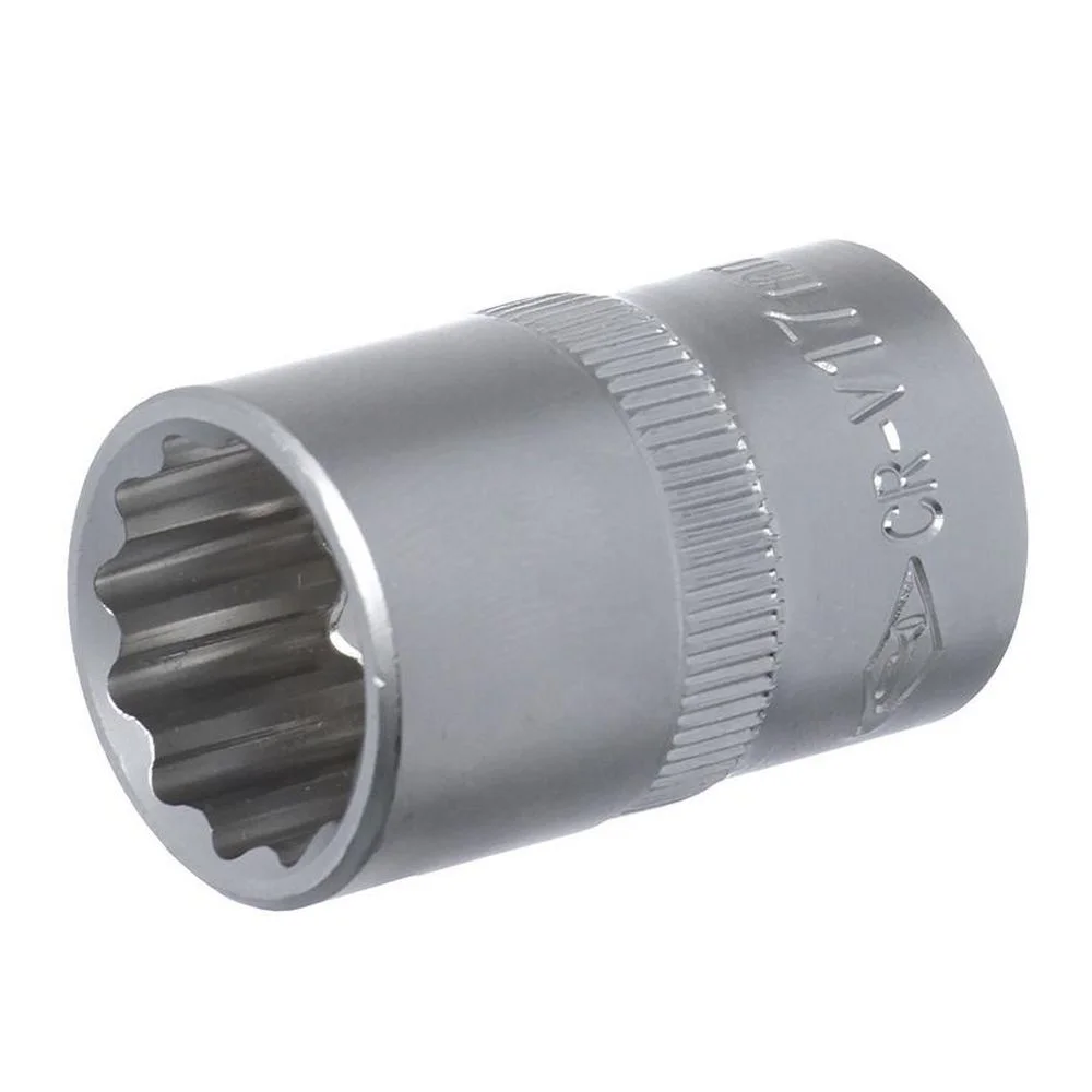 Soquete Estriado Encaixe 1/2" CRV 1/2X17MM Corneta 3310417