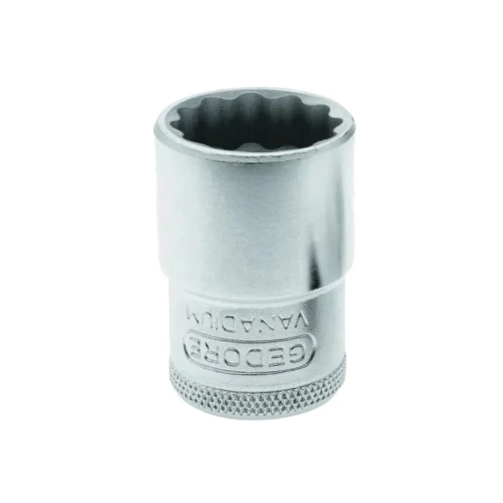 Soquete Estriado Encaixe 1/2" CRV 1/2X19/32" Gedore D19